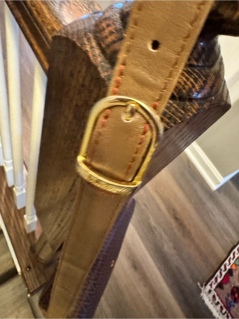 Mario Valentino Monogram Brown Flap Bag - Picture 13 of 13